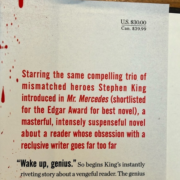 Stephen King 'Finders Keepers' Hardcover Book - Picture 9 of 16